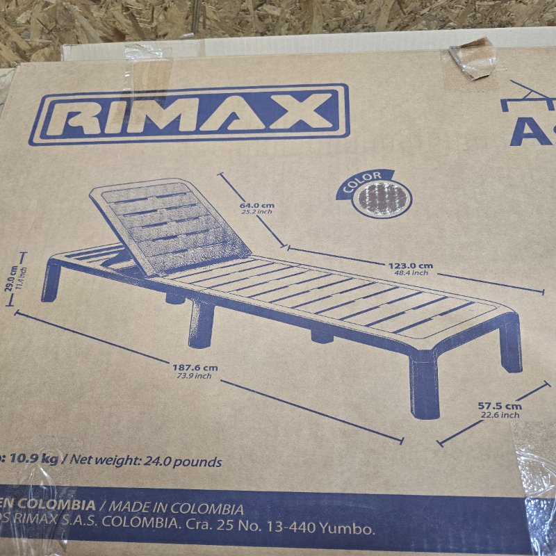Cama Asoleadora Rimax Baru Mocca