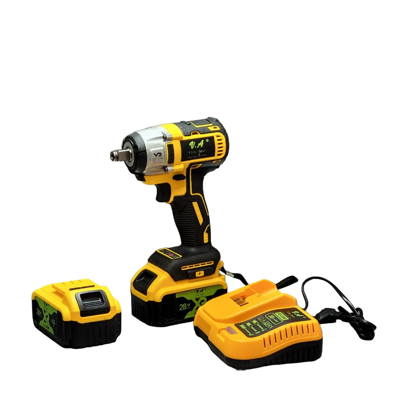 Kit Taladro Inalámbrico Vida Amor Amarillo 28v