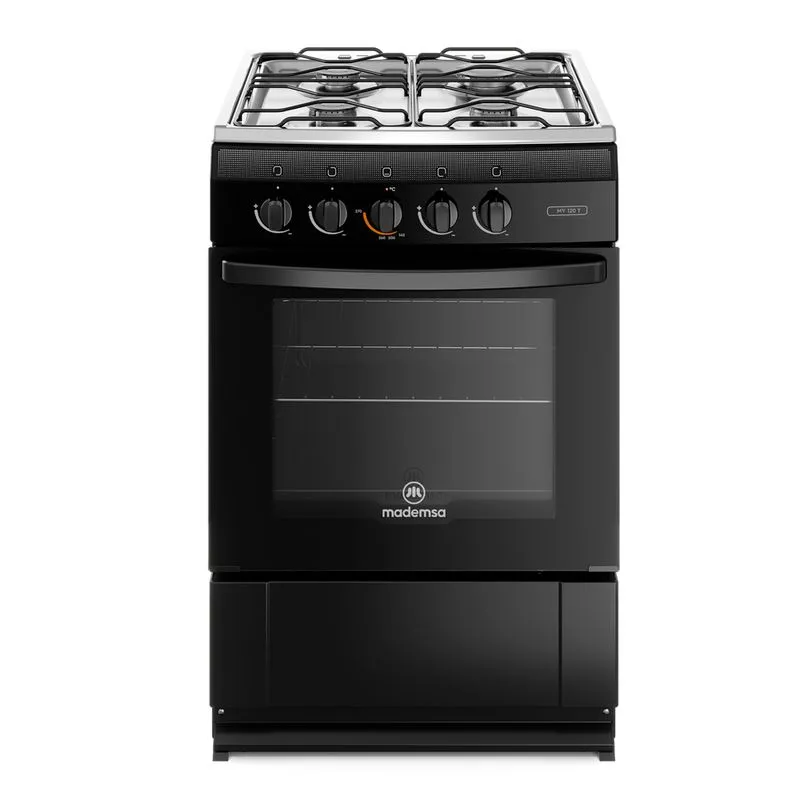 Cocina A Gas Mademsa Mv120t 4 Platos Negro