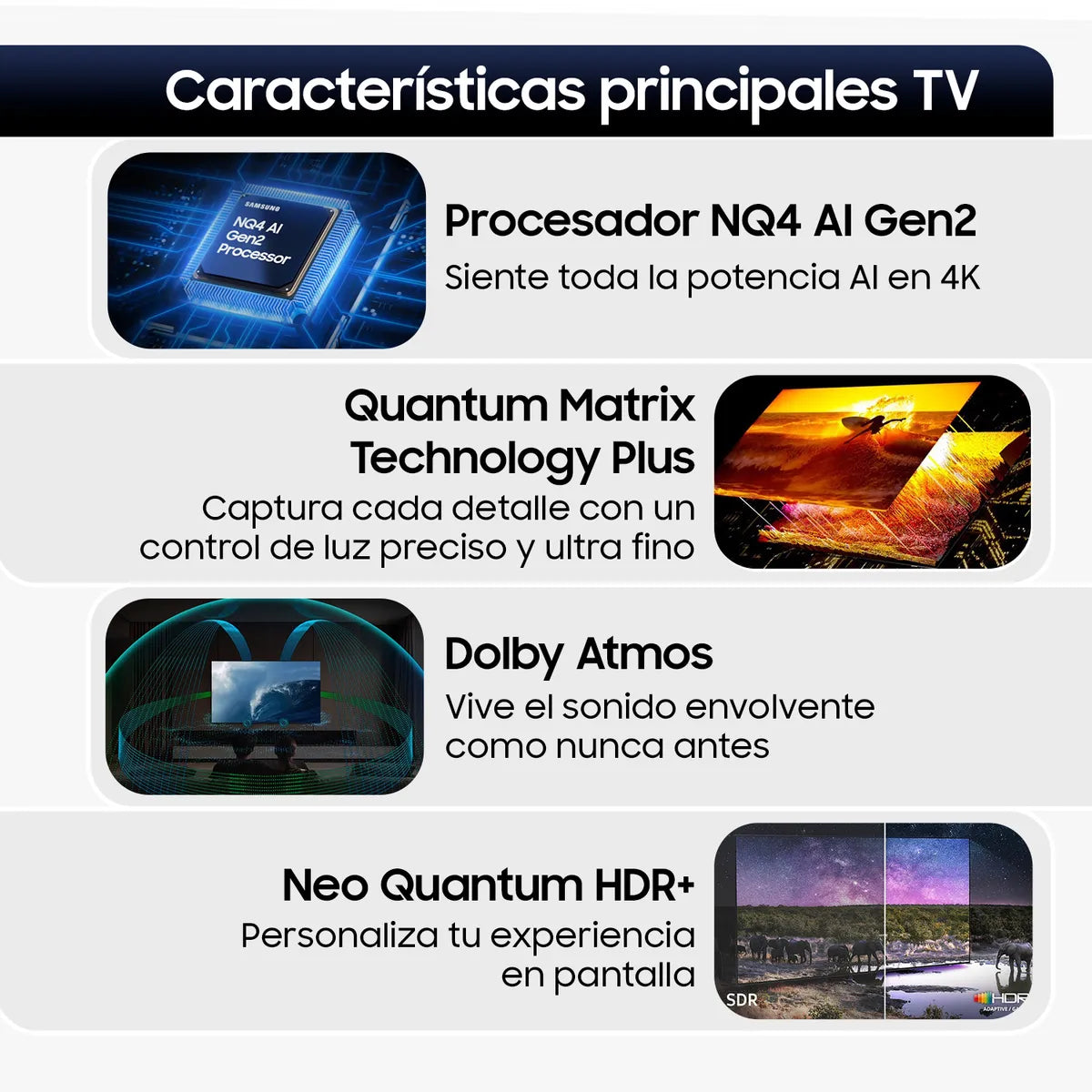 Smart TV Neo QLED Samsung QN85F 85 Pulgadas 4K