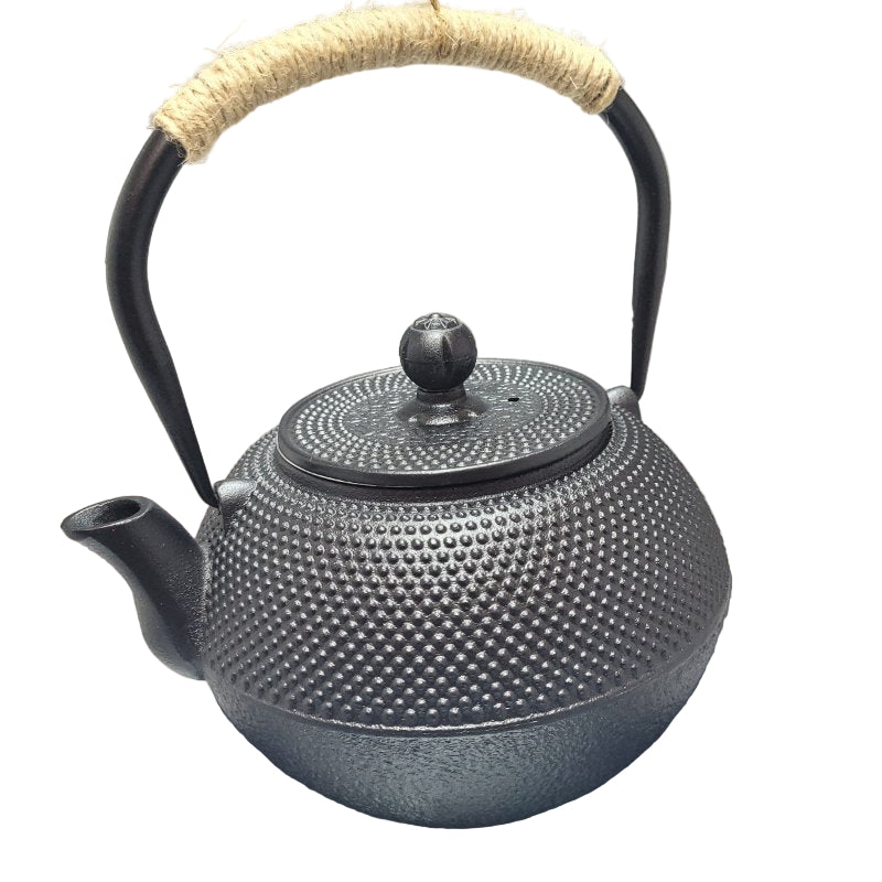 Tetera  De Hierro Fundido Genérico Negro 720 Ml
