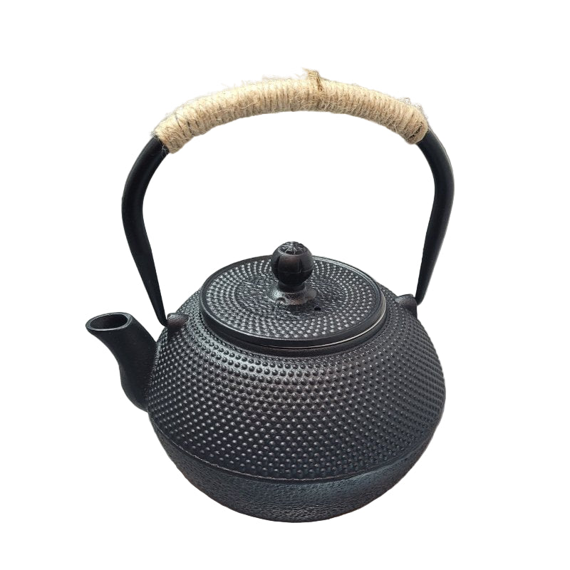 Tetera  De Hierro Fundido Genérico Negro 720 Ml