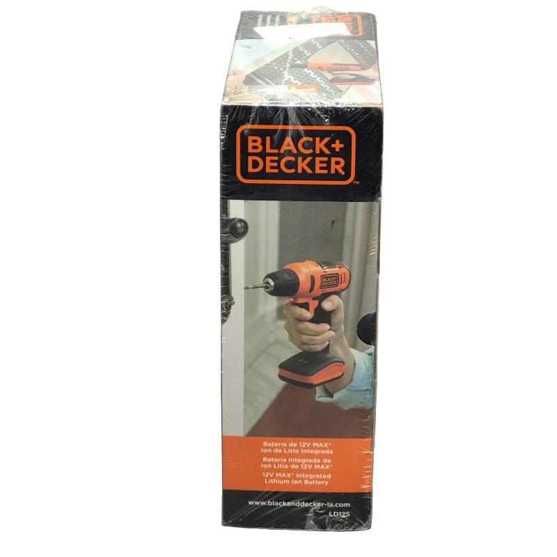 Atornillador/Taladro Black + Decker Ld12s 3/8" (10mm) 12v 15 Pieza