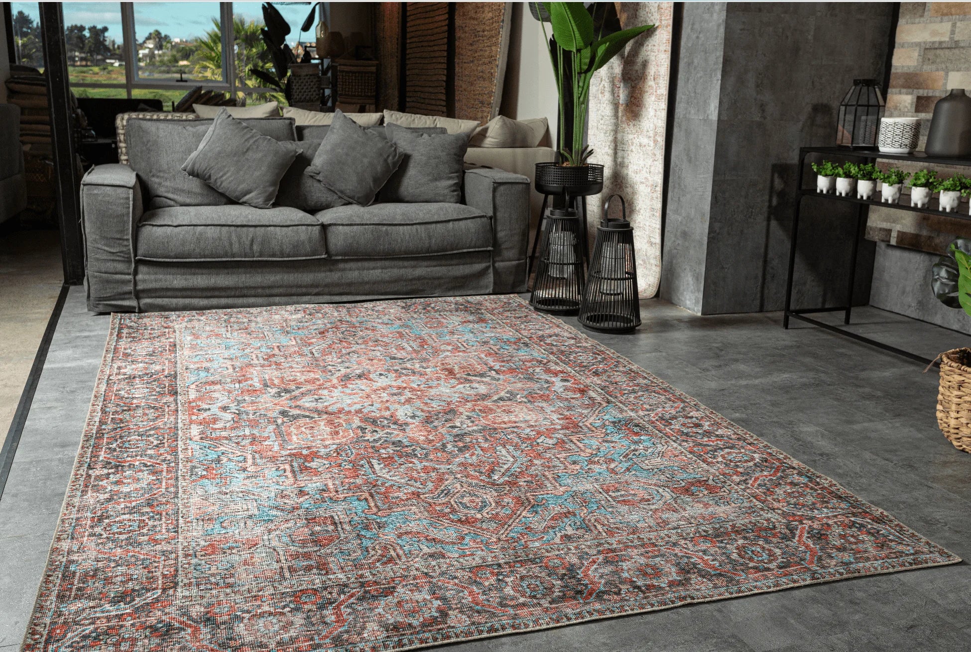 Alfombra Bazhars Amasya Nor H0486 D249 Gris 190*290cm