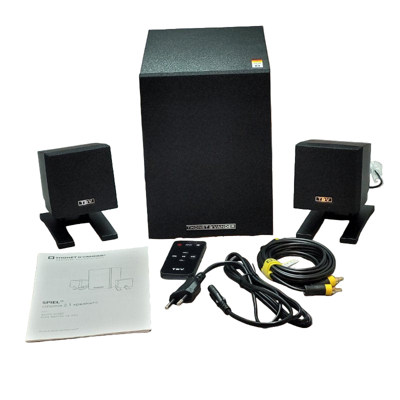 Home Theater Spiel Cinema Thonet & Vander 2.1 Speakers Negro 25w