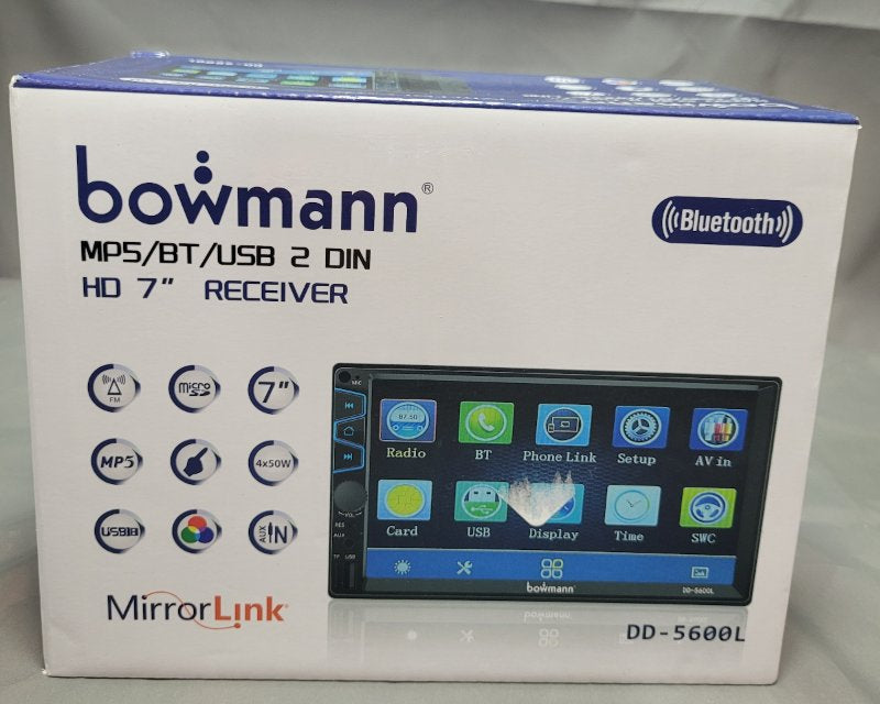 Radio Con Bluetooth Bowmann Dd-5600l / Mirrorlink Negro
