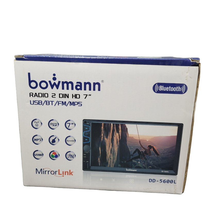 Radio Con Bluetooth Bowmann Dd-5600l / Mirrorlink Negro