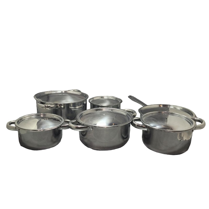 Juego  De Utensilios De Cocina 15 Piezas Generico Acero Inox 4515