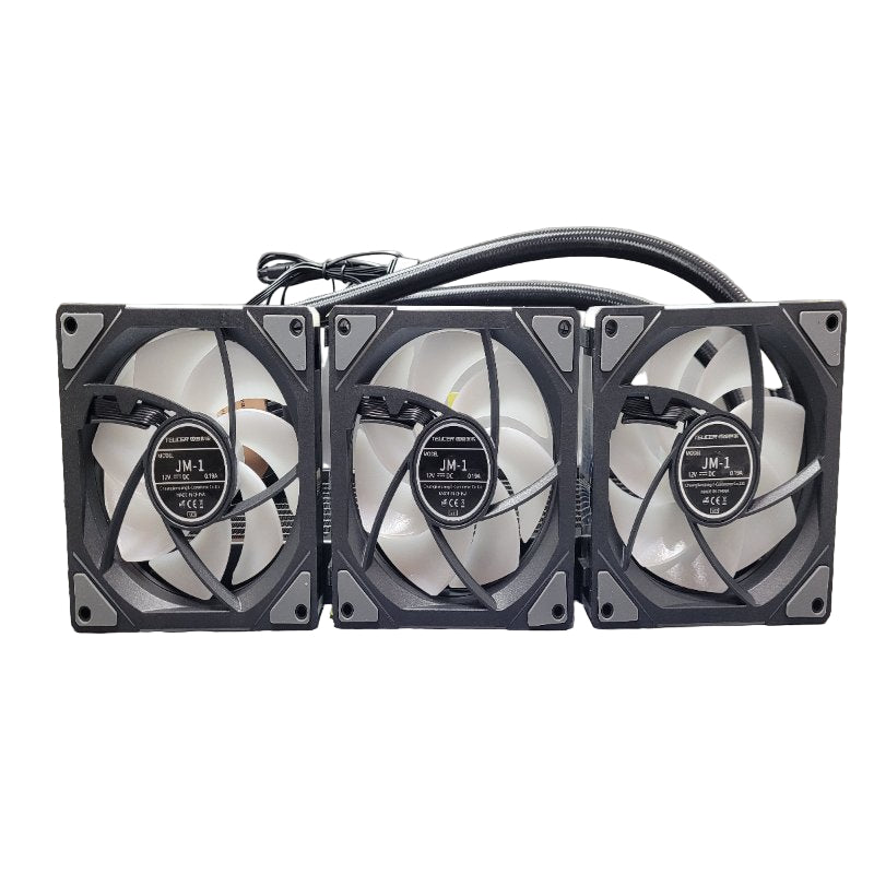 Refrigerador De Agua De Cpu Teucer Con Ventilador Jm-1 Negro