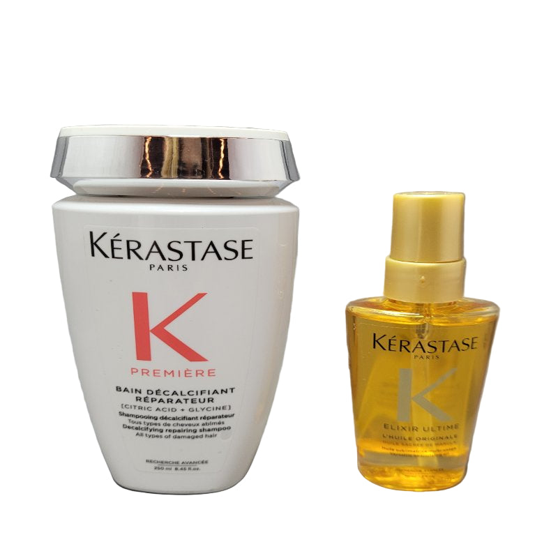 Set Reparador Cabello Kerastase Premiere / Bain Reparador Y Aceite Icónico