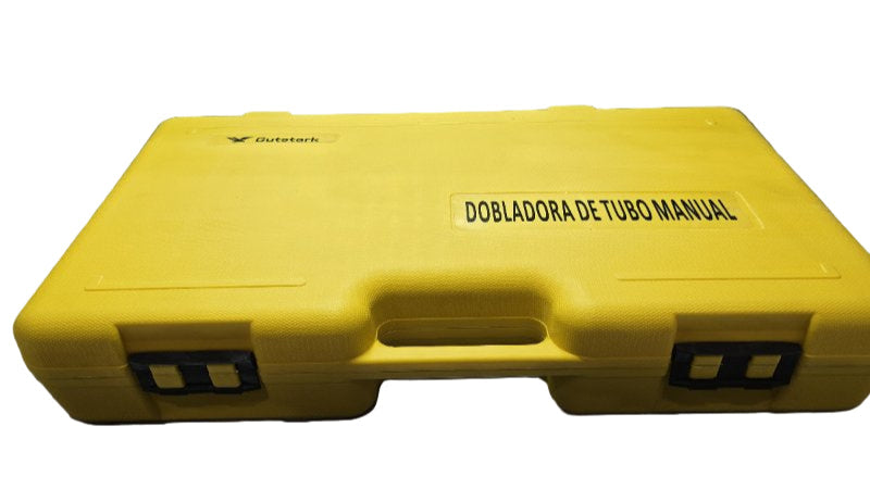 Set Dobladora De Tubo Manual Gutstark Mkz-Doblatuboama Amarillo -Negro