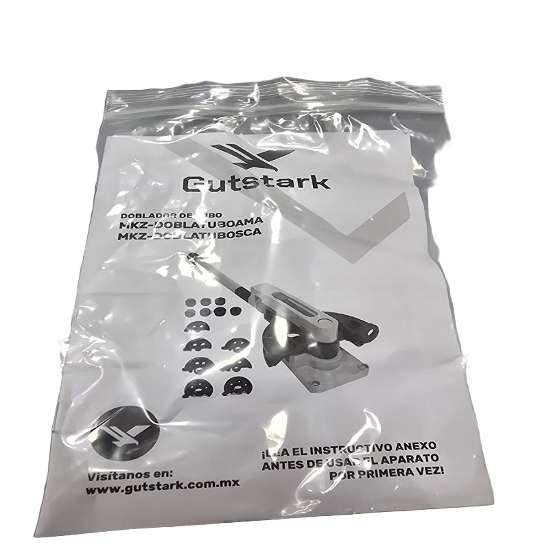 Set Dobladora De Tubo Manual Gutstark Mkz-Doblatuboama Amarillo -Negro