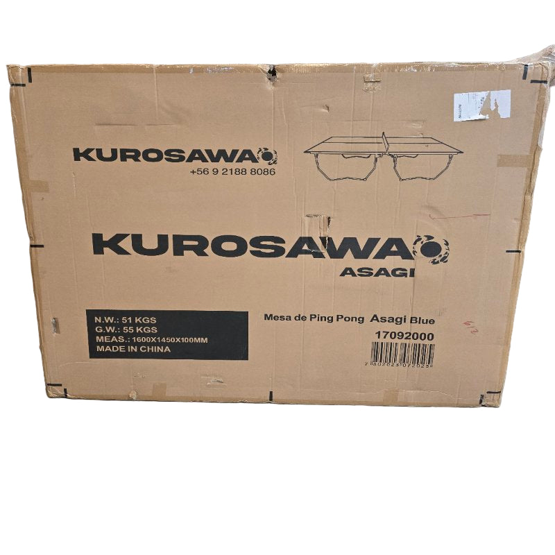 Mesa De Ping Pong Kurosawa Asagi Azul