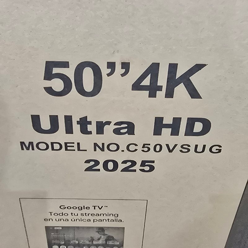 Smart Tv 4k Ultra Hd 50 Pulgadas Caixun C50vaug Negro