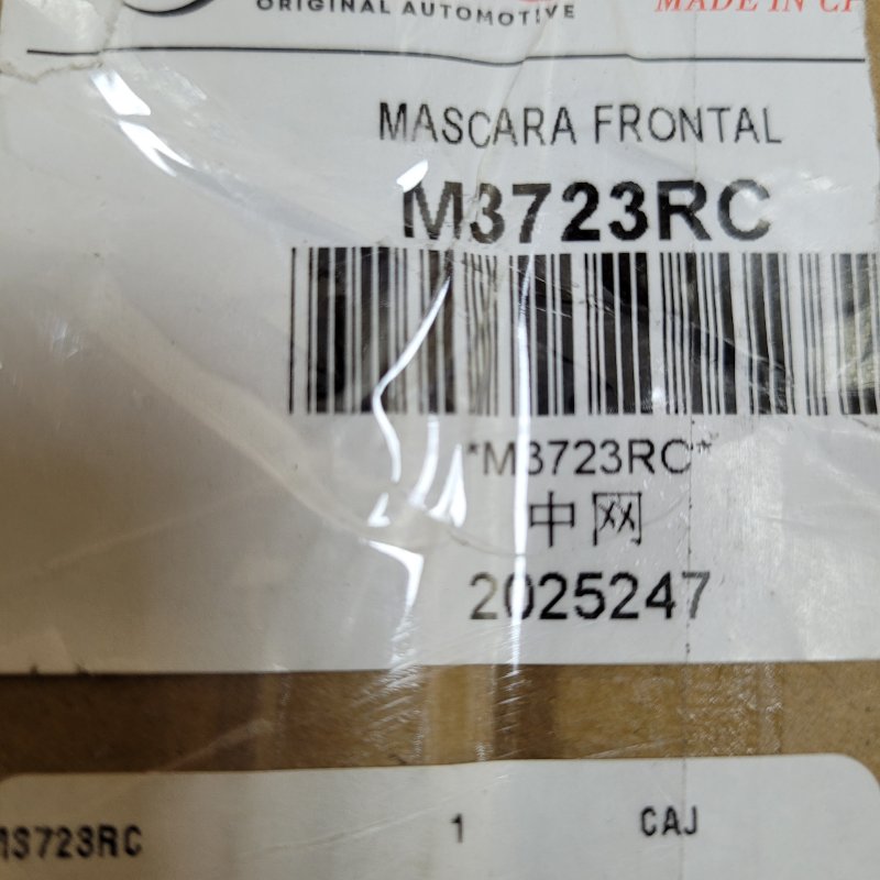 Mascara Frontal Mg3 Rcps M3723rc  / Desde 2019 Plomo
