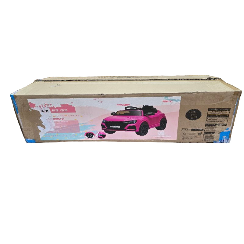 Auto Eléctrico A Batería Audi Rs Q8 Infanti Hl518 Rosado 3 Anos +