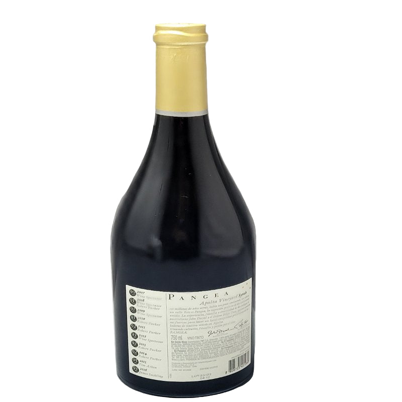 Vino Tinto Pangea Apalta Vineyard Syrah Valle De Colchagua 750 Ml 1 Botella 2016