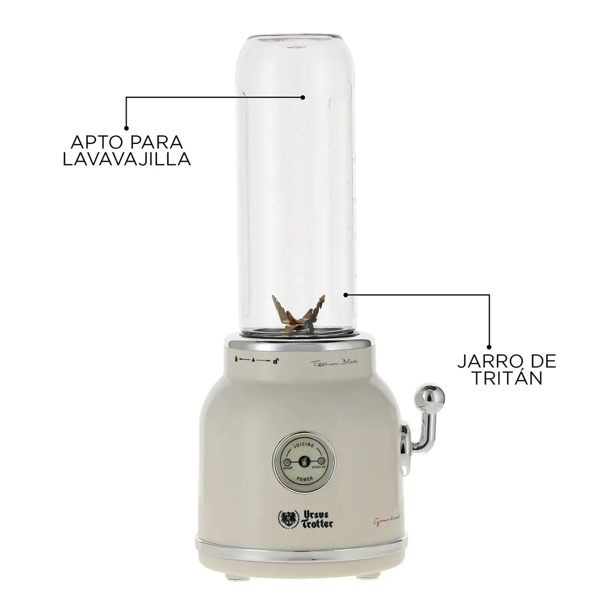 Batidora Personal Ursus Trotter UT-Tritan 2 Go 0.7 Litros, Blanco