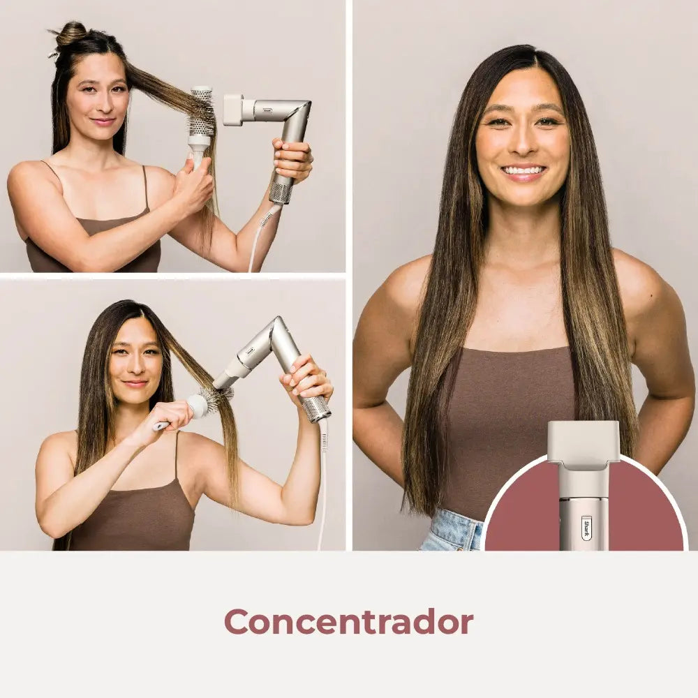 Secador de Pelo Shark FlexStyle 3 en 1, plateado