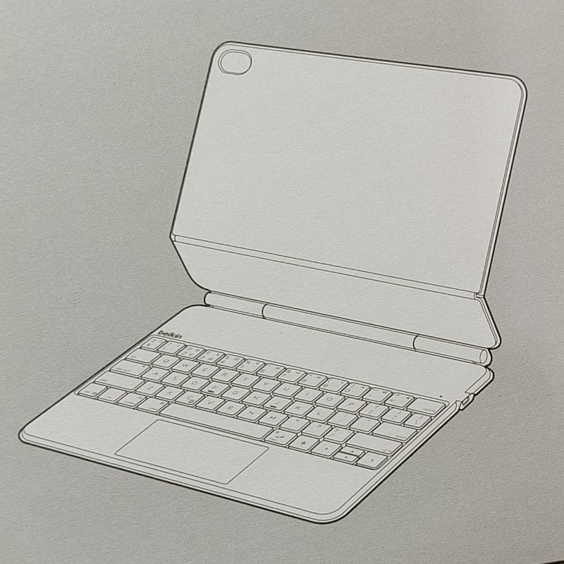Funda Con Teclado  Para Ipad 10 Gen 10,9” Belkin Bbzoo2tt-V3 Negro