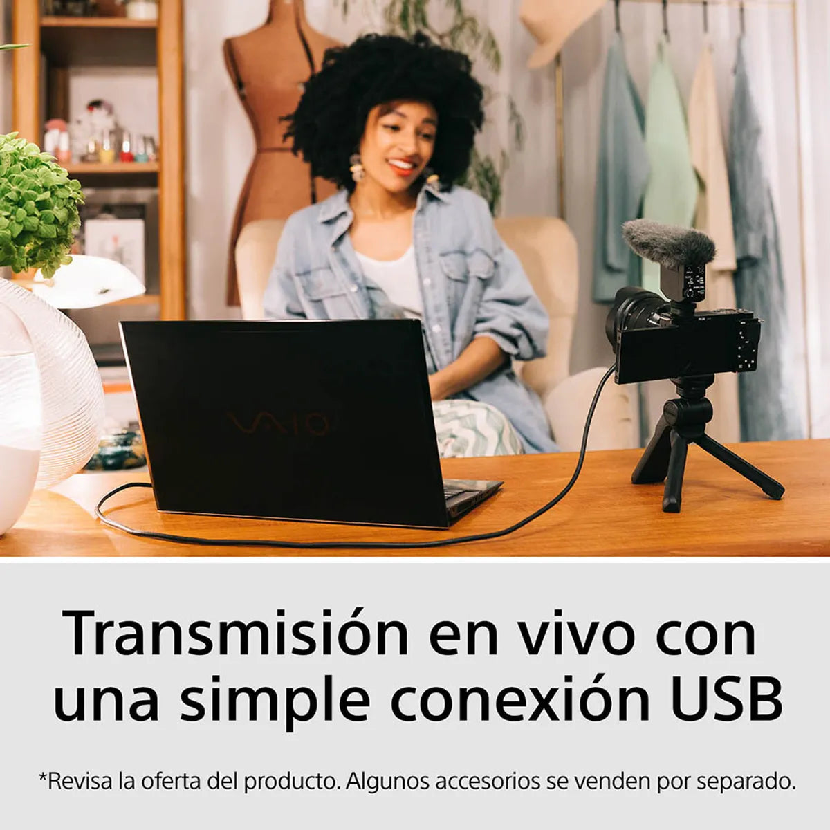 Cámara Sony ZV-E10/BQ Negro AC110V/240V