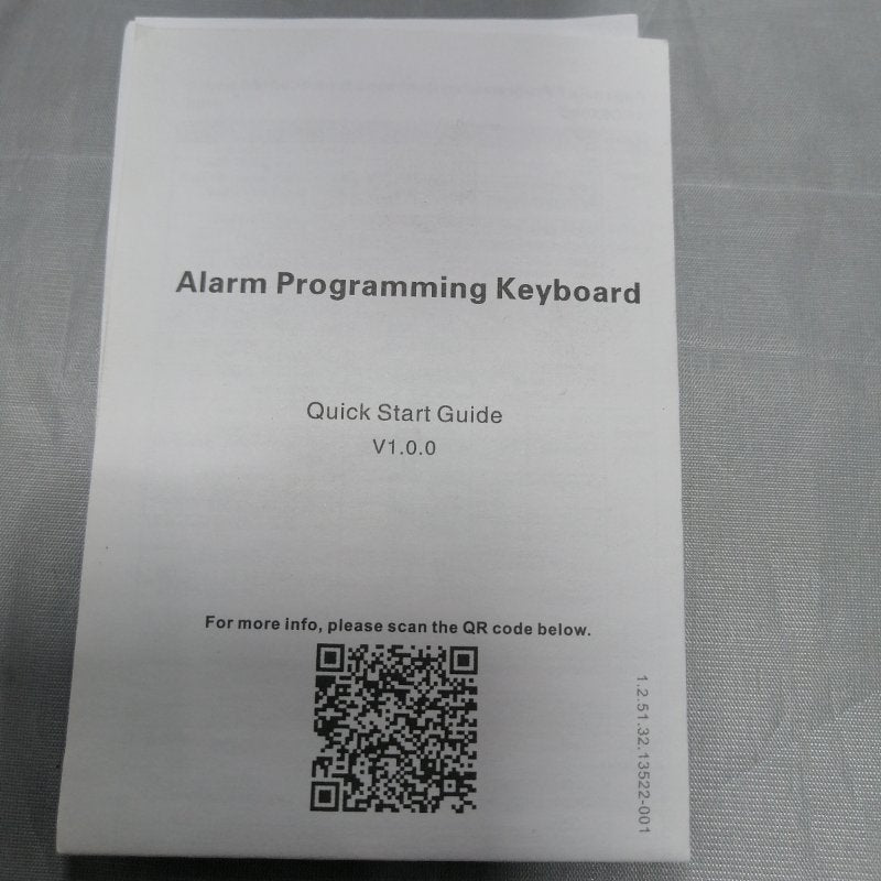 Teclado De Alarma Dahua Dhi-Ark10C Blanco