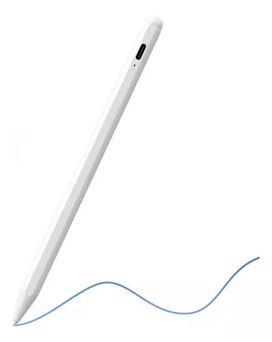 Lapiz Tactil Generico Ios Ipad Mini Air Pro Active Stylus Pen Blanco