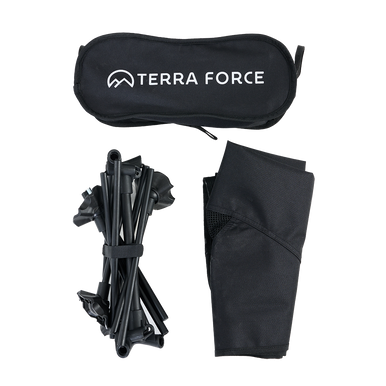 Silla Plegable Terra Force Camping Ultra Portable Negro