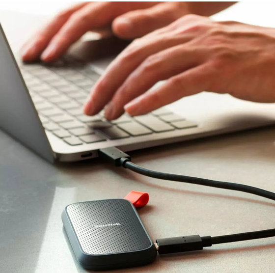 SSD portátil SanDisk 1TB, Negro