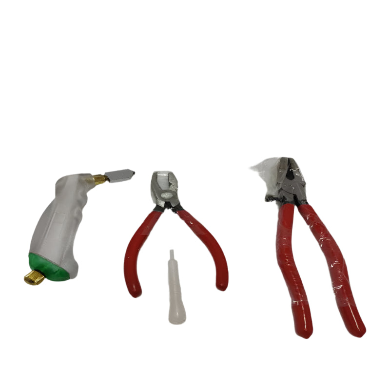 Kit  De Herramientas  De 3 Unidades Generico 2 Alicates Y Un Corta Vidrio