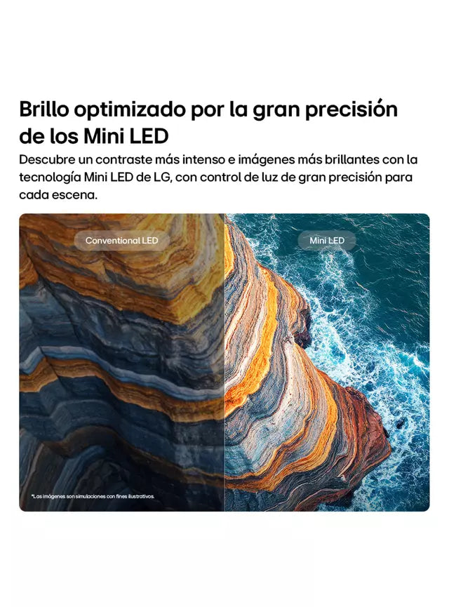 Smart TV LG 65QNED70ASA 65 pulgadas
