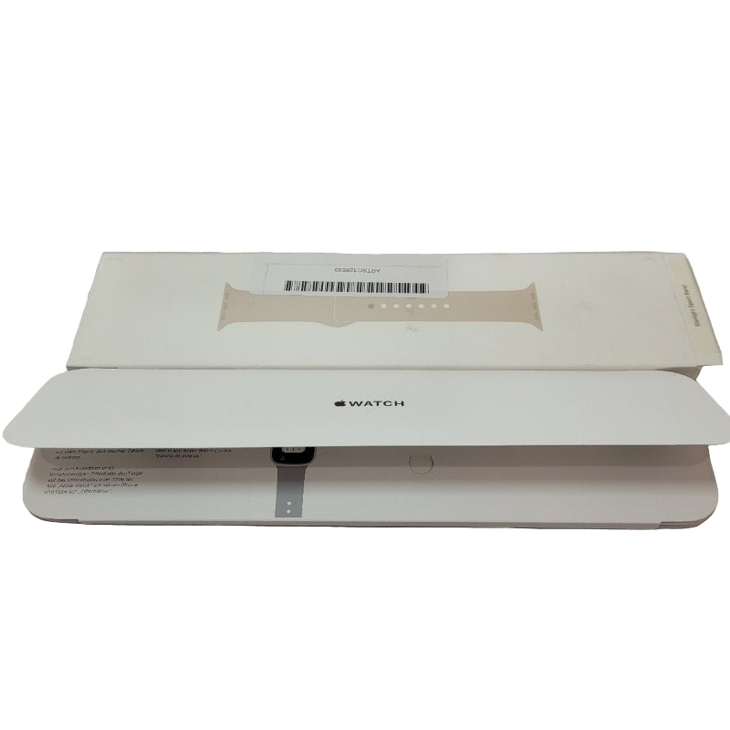 Correa Deportiva Cierre De Clip Watch Series 8 Beige Unisex