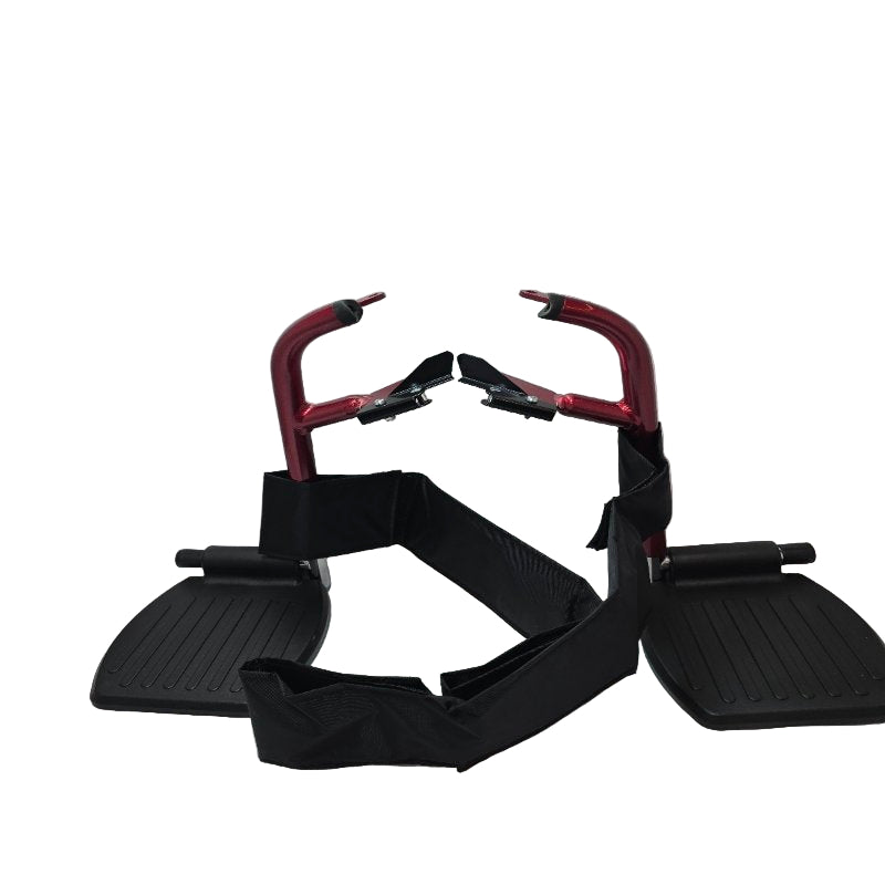 Silla  De Rueda De Paseo Medicatel Ky976labj-A-12-43 Negro - Burdeo