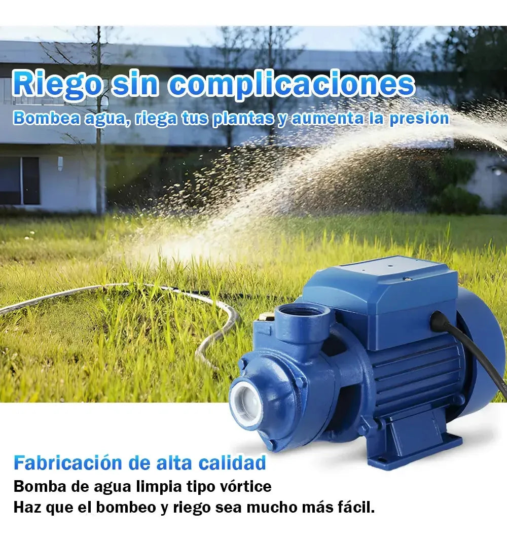 Bomba de Agua Centrífuga Periférica Bayge 1 HP Monofásica Azul