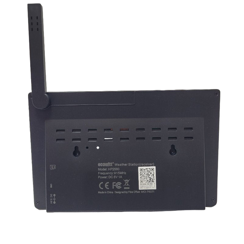 Estación Meteorológica Electrónica Ecowitt Hp2564 Blanco Frecuencia 915mhz
