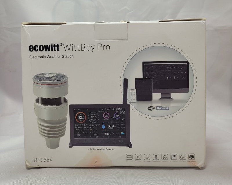 Estación Meteorológica Electrónica Ecowitt Hp2564 Blanco Frecuencia 915mhz