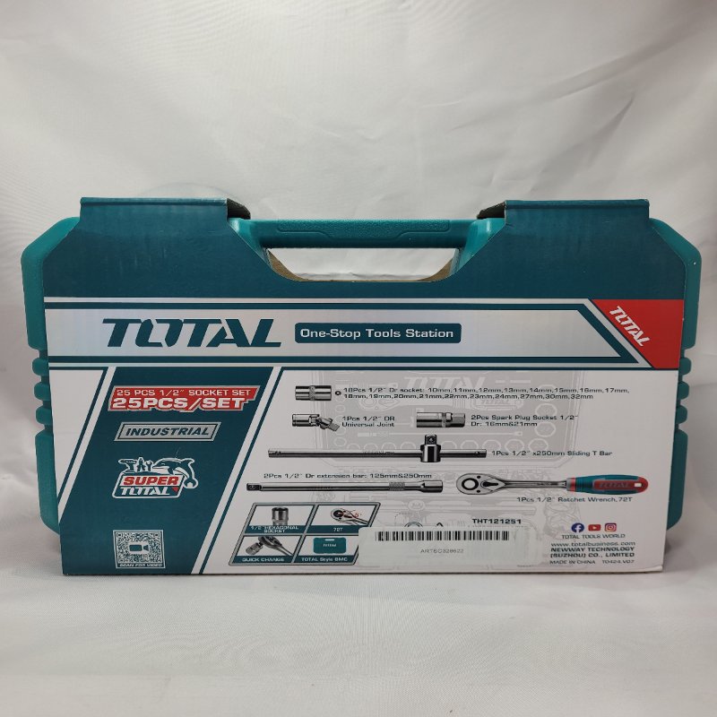 Juego De Dados 1/2 Total Tht121251 25 Piezas