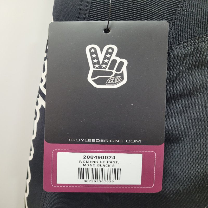 Pantalón Gp Troy Lee Designs Mono Black Negro Talla 8
