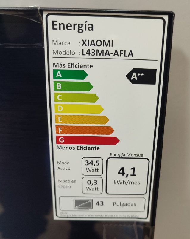 Smart Tv Xiaomi L43ma-Afla 43"