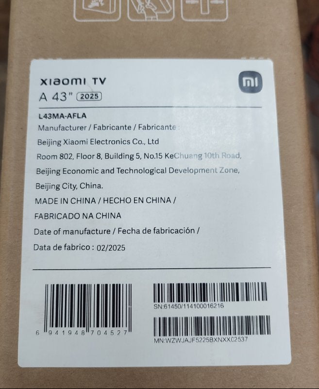 Smart Tv Xiaomi L43ma-Afla 43"