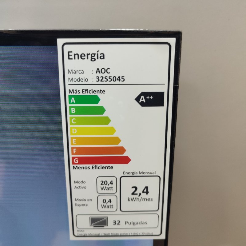 Smart Tv Roku Aoc 32s5045 Negro 32"