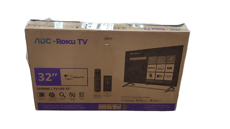 Smart Tv Roku Aoc 32s5045 Negro 32"