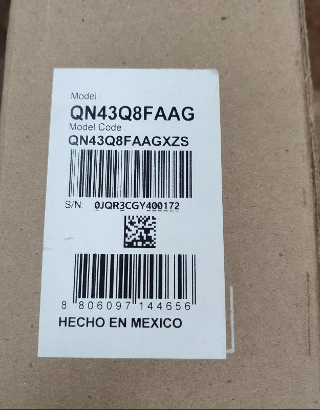 Smart Tv Qled Samsung Qn43q8faag Negro 43"