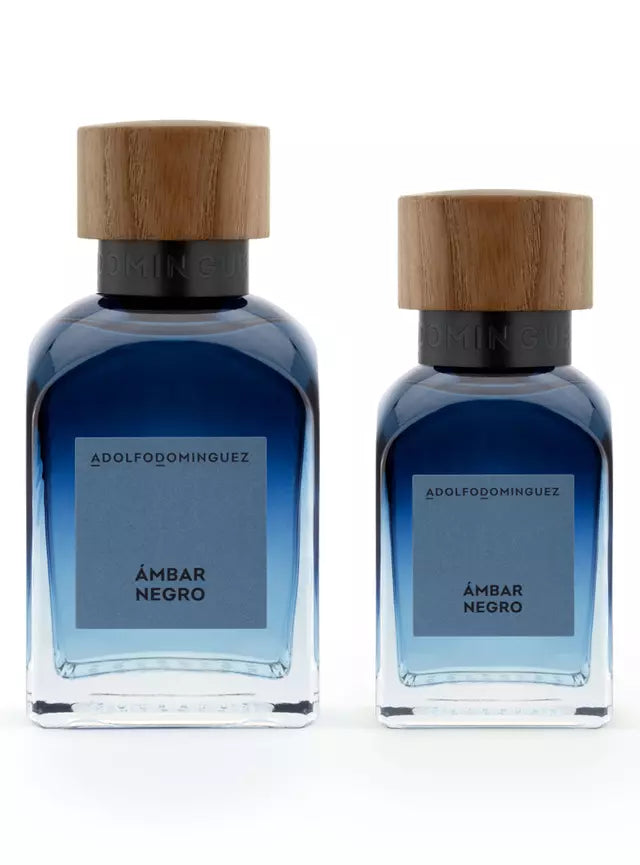 Set Perfume Adolfo Domínguez Ámbar Negro Eau de Parfum 120 ml + 60 ml