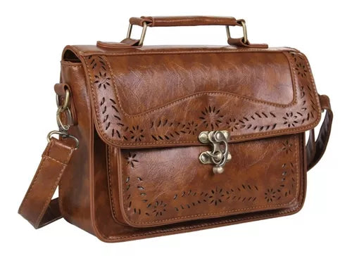 Bolso Cuero Vegano Ecosusi Briefcase Cafe