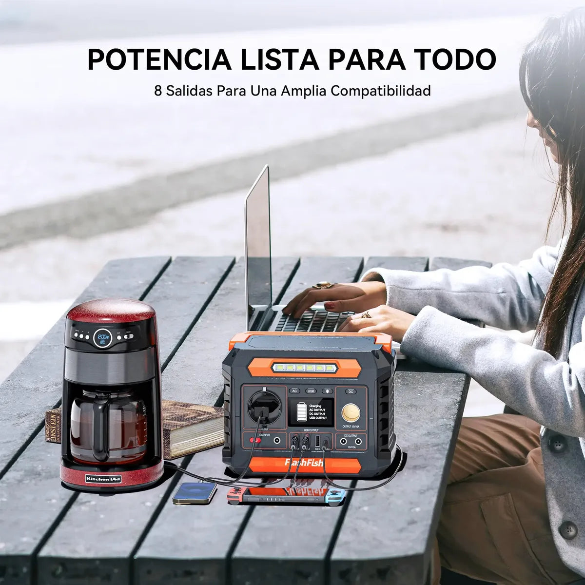 Generador de Electricidad Flashfish P66 Solar 300W