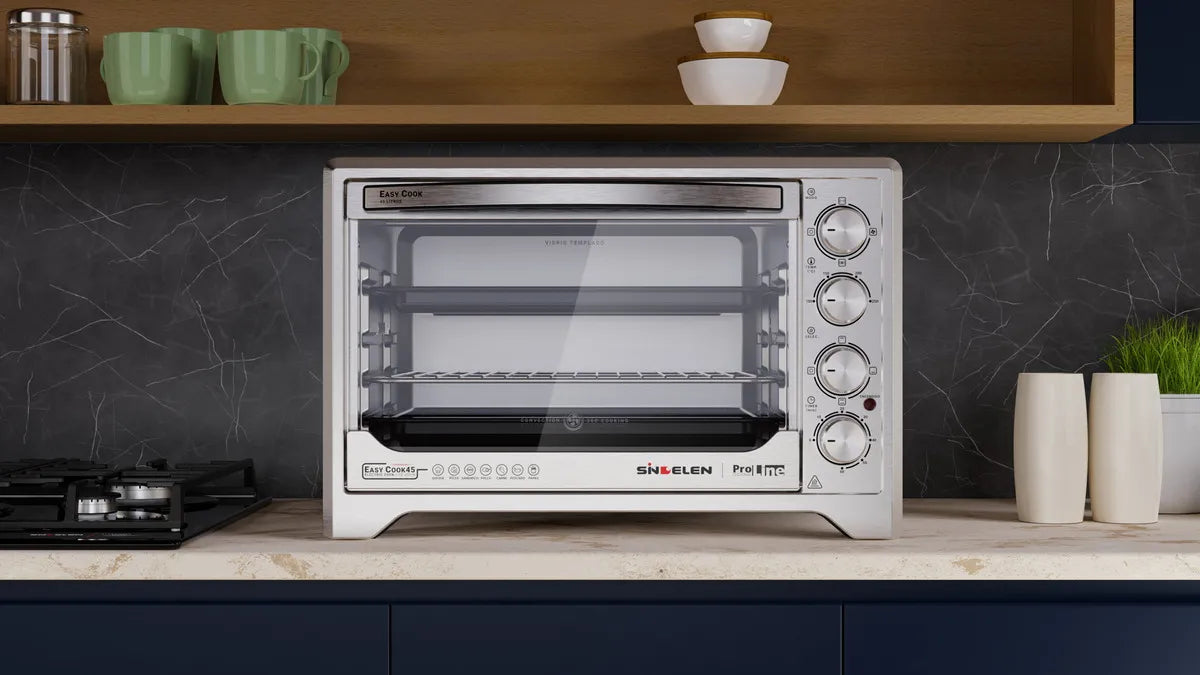 Horno Eléctrico Sindelen He-450in / Easycook45 Gris 45 Lts