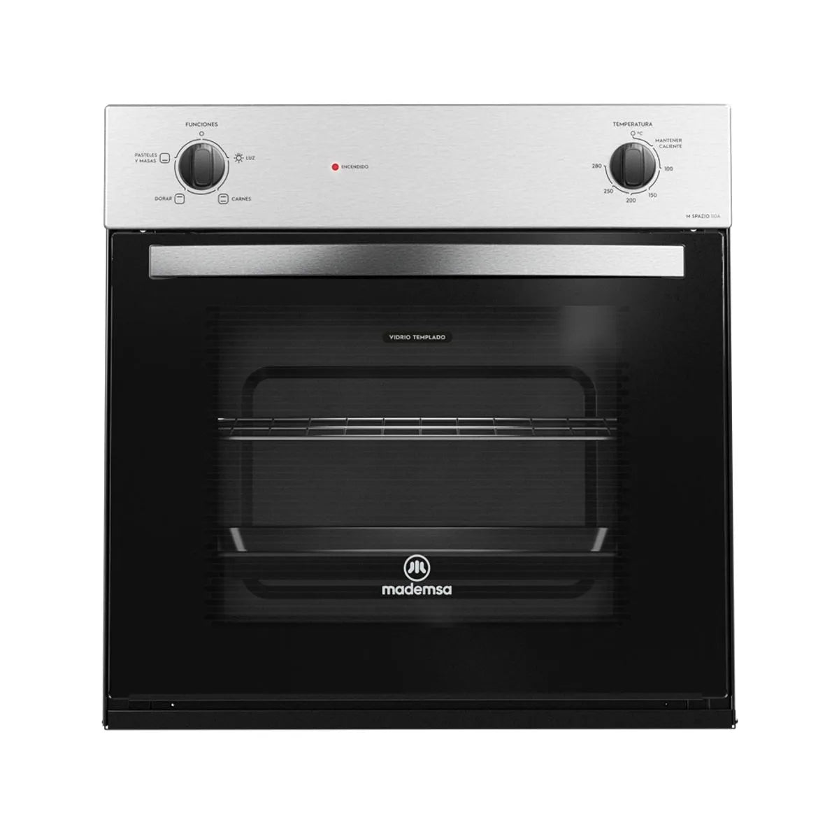 HORNO EMPOTRABLE MADEMSA M SPAZIO 110A INOX 66 LTS