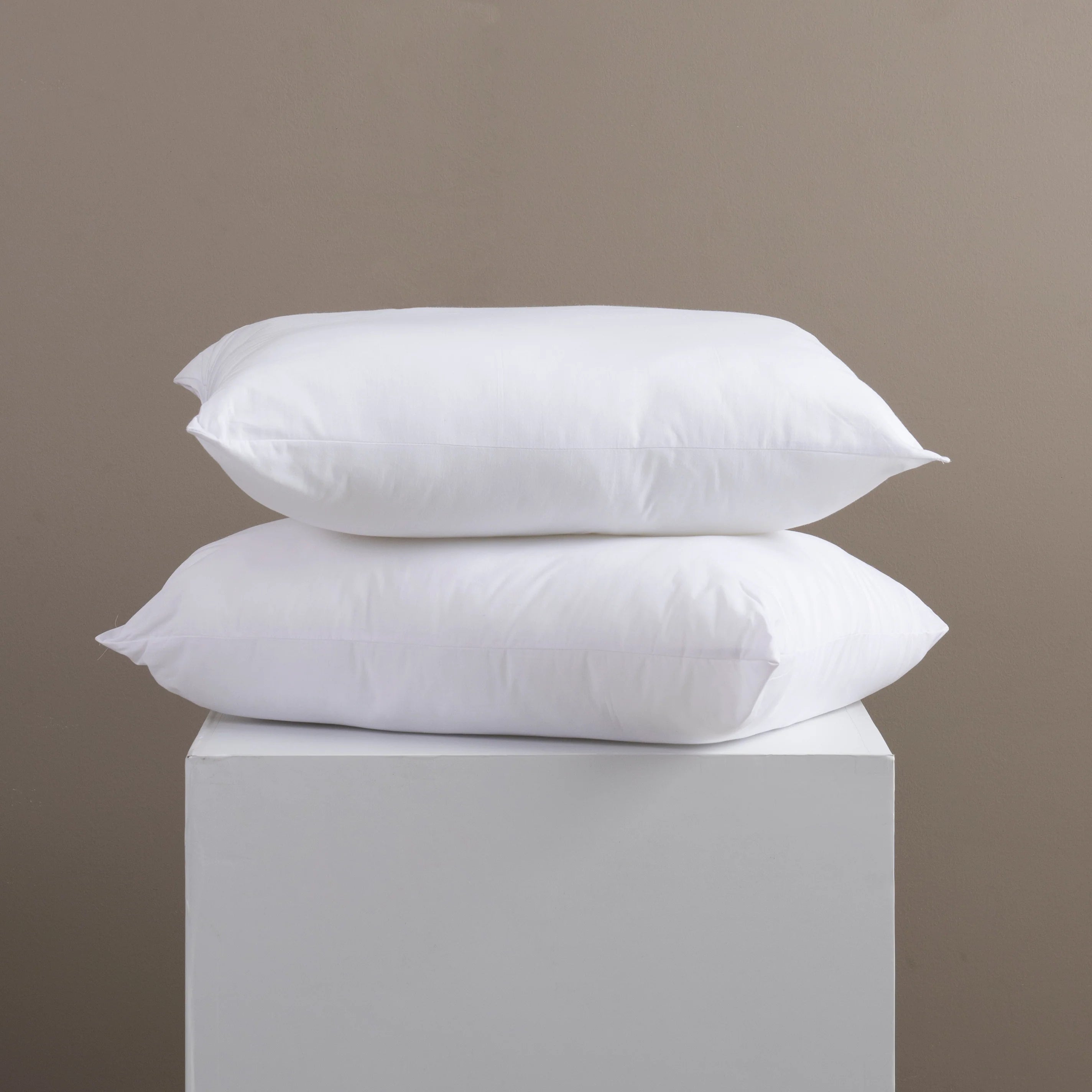 Set 4 Almohadas Mashini 144 Hilos Blanco 50x70cm