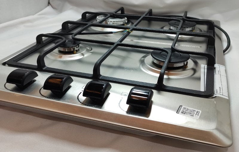 Encimera Teka Hlx 540  Kbboc Ix  A Gas 4 Quemadores Gris